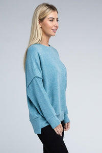 Brushed Melange Oversized Sweater-5 colors!