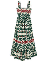 Smocked Printed Square Neck Dress-7 colors!