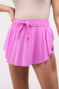 Ruffle Hem Tennis Skirt-3 colors
