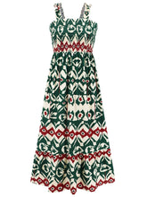 Smocked Printed Square Neck Dress-7 colors!