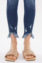 Raw Hem High Waist Cropped Jeans by KanCan