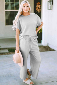 Short Sleeve Top and Pants Set-9 colors