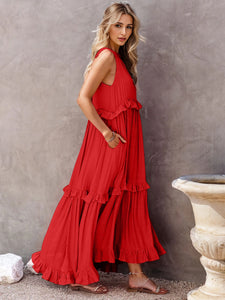Ruffled Tiered Maxi Dress-8 colors!